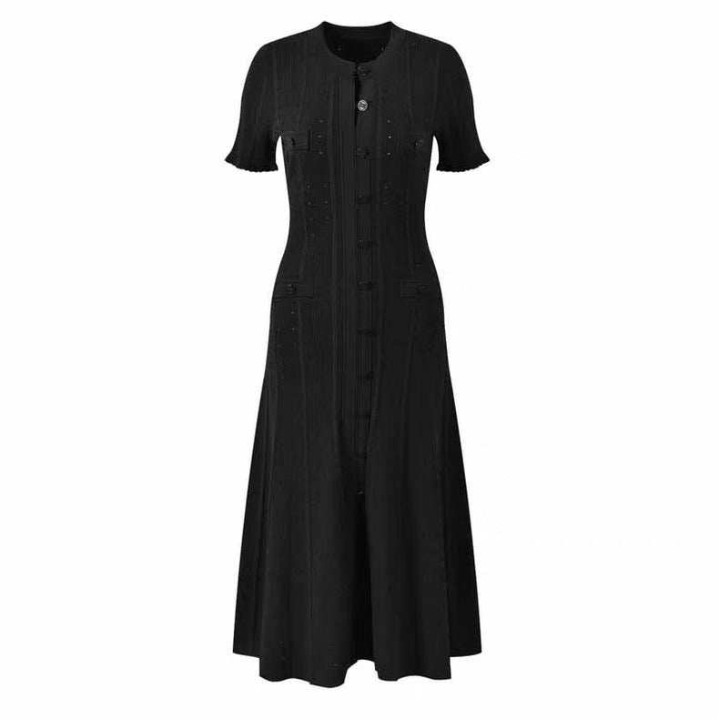 Elegantes Maxikleid für Damen – Hochwertiges Sommerkleid mit Langen Ärmeln, Atmungsaktiv und Vielseitig in Verschiedenen Größen 0