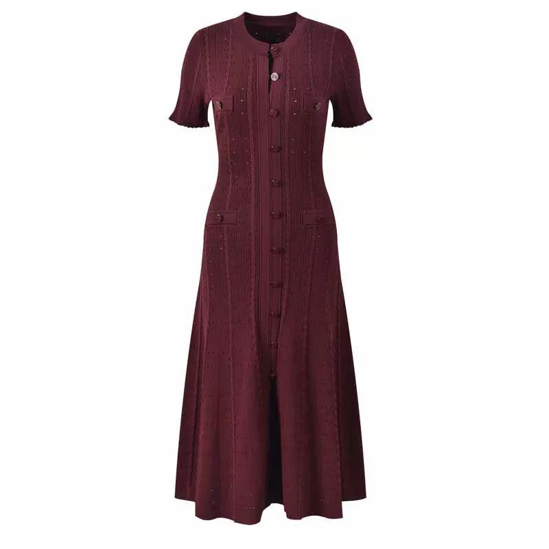 Elegantes Maxikleid für Damen – Hochwertiges Sommerkleid mit Langen Ärmeln, Atmungsaktiv und Vielseitig in Verschiedenen Größen 1